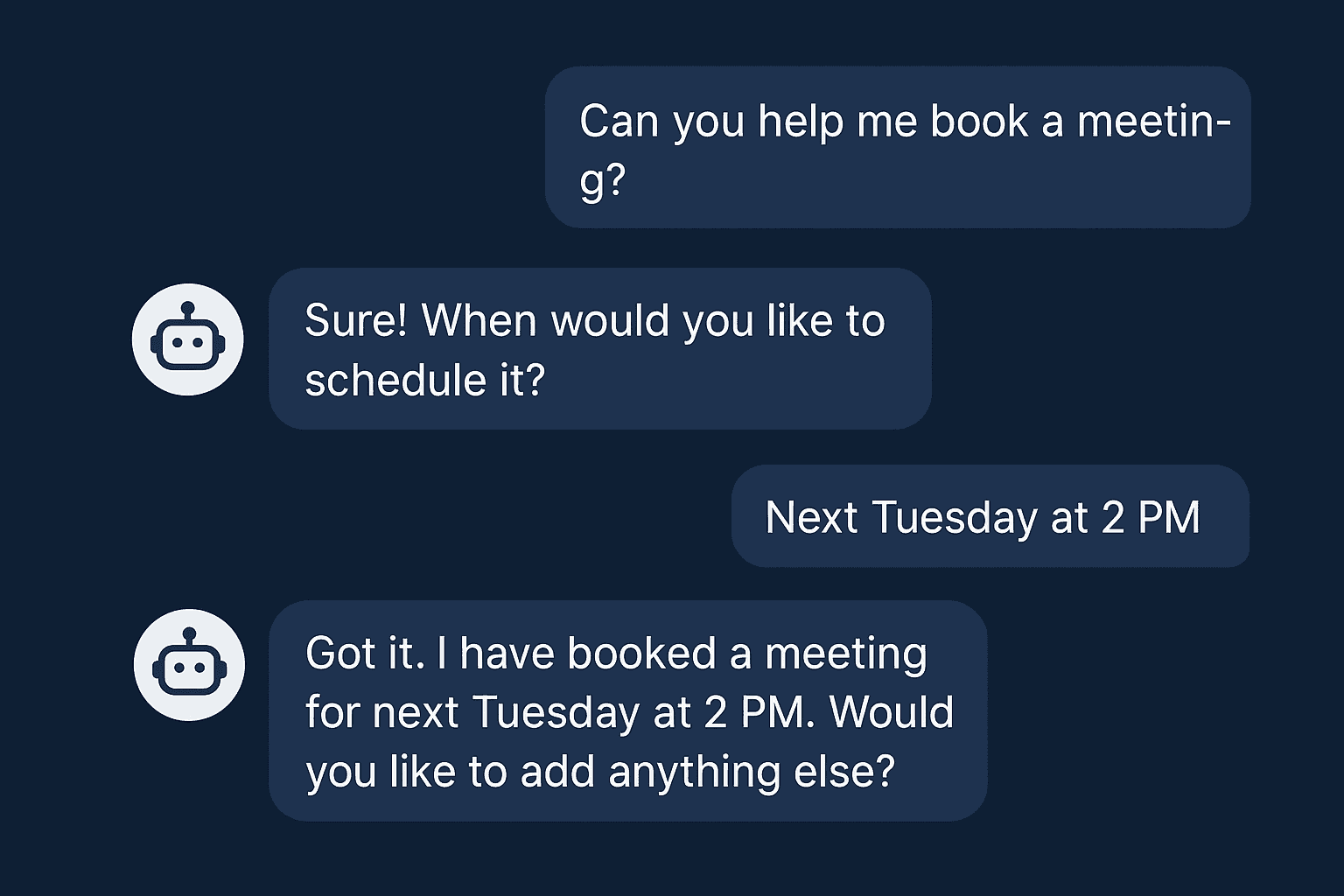 ai chatbot answering prompts that the customers give it while helping them improve their questions 